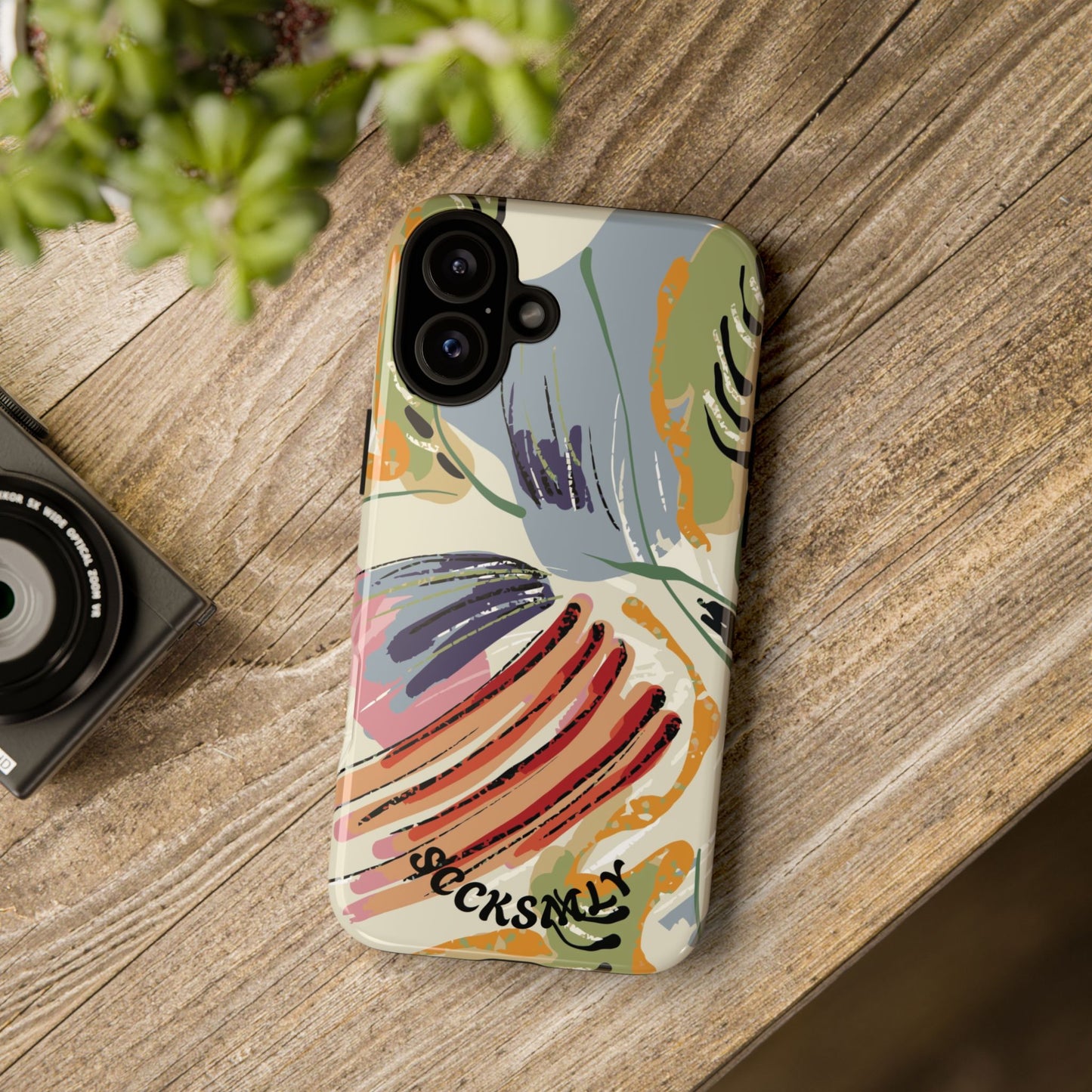 Botanical Strokes Palette Tough Phone Case for Apple
