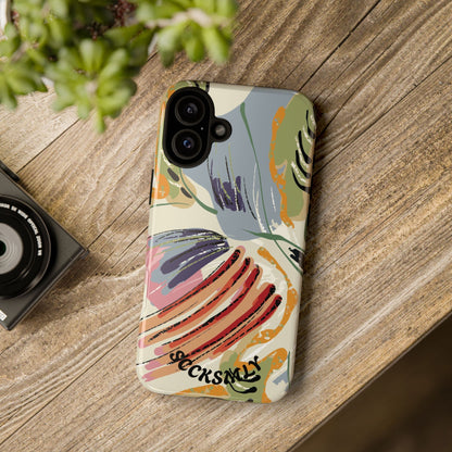 Botanical Strokes Palette Tough Phone Case for Apple