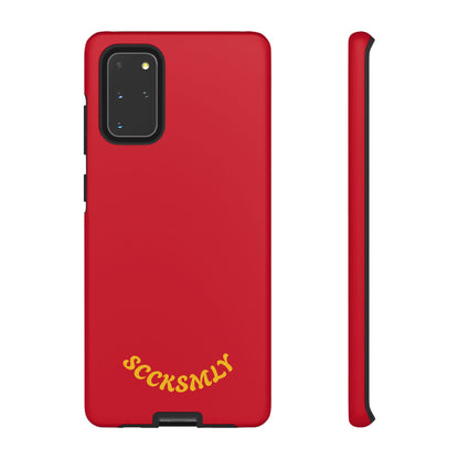 SOLID Calm Cherry Tough Case for Samsung