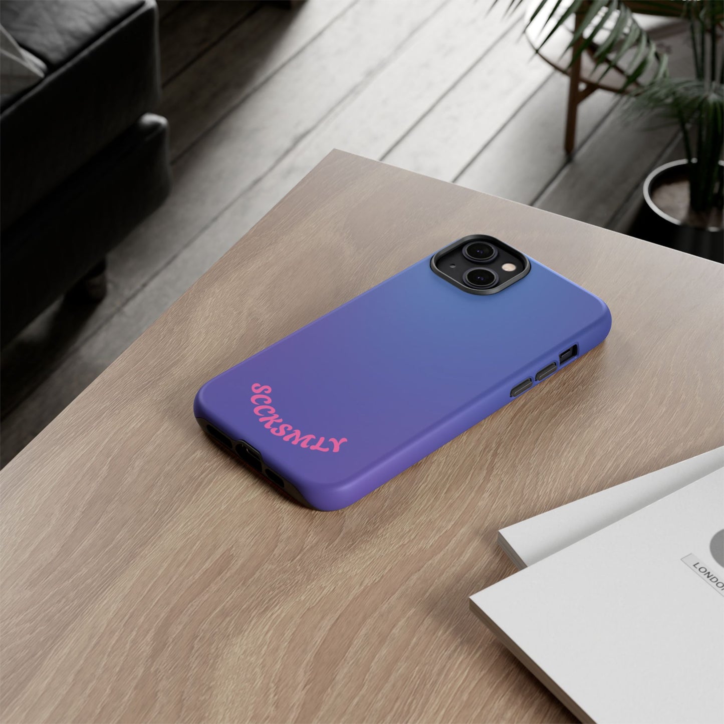Berry Pop Gradient Tough Phone Case for Apple