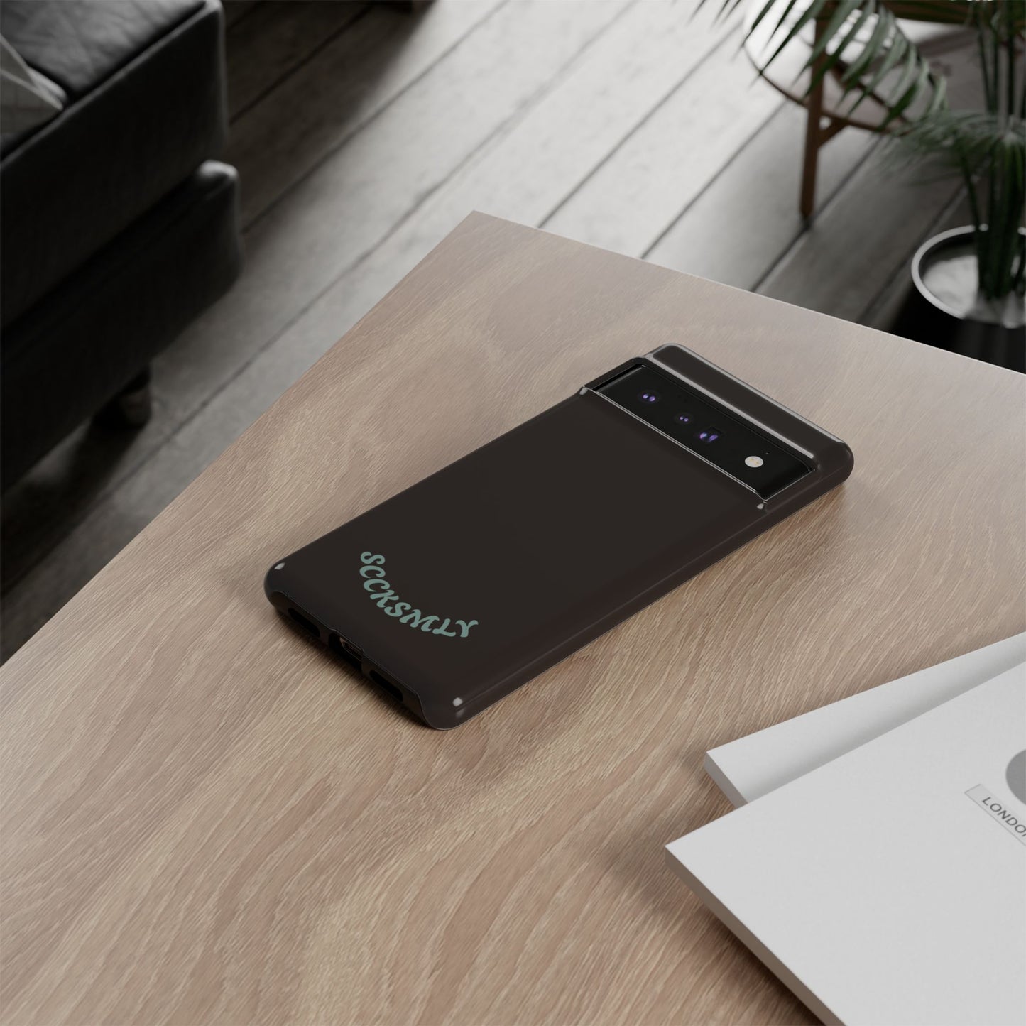 SOLID Espresso Mint Tough Phone Case for Google Pixel