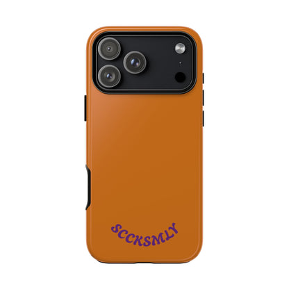 SOLID Burned Plum Tough Case for Apple
