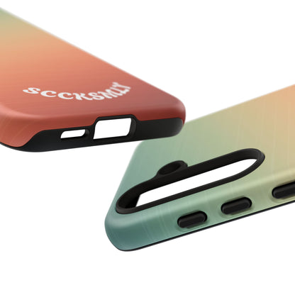 Warm Ombré Tough Phone Case for Samsung
