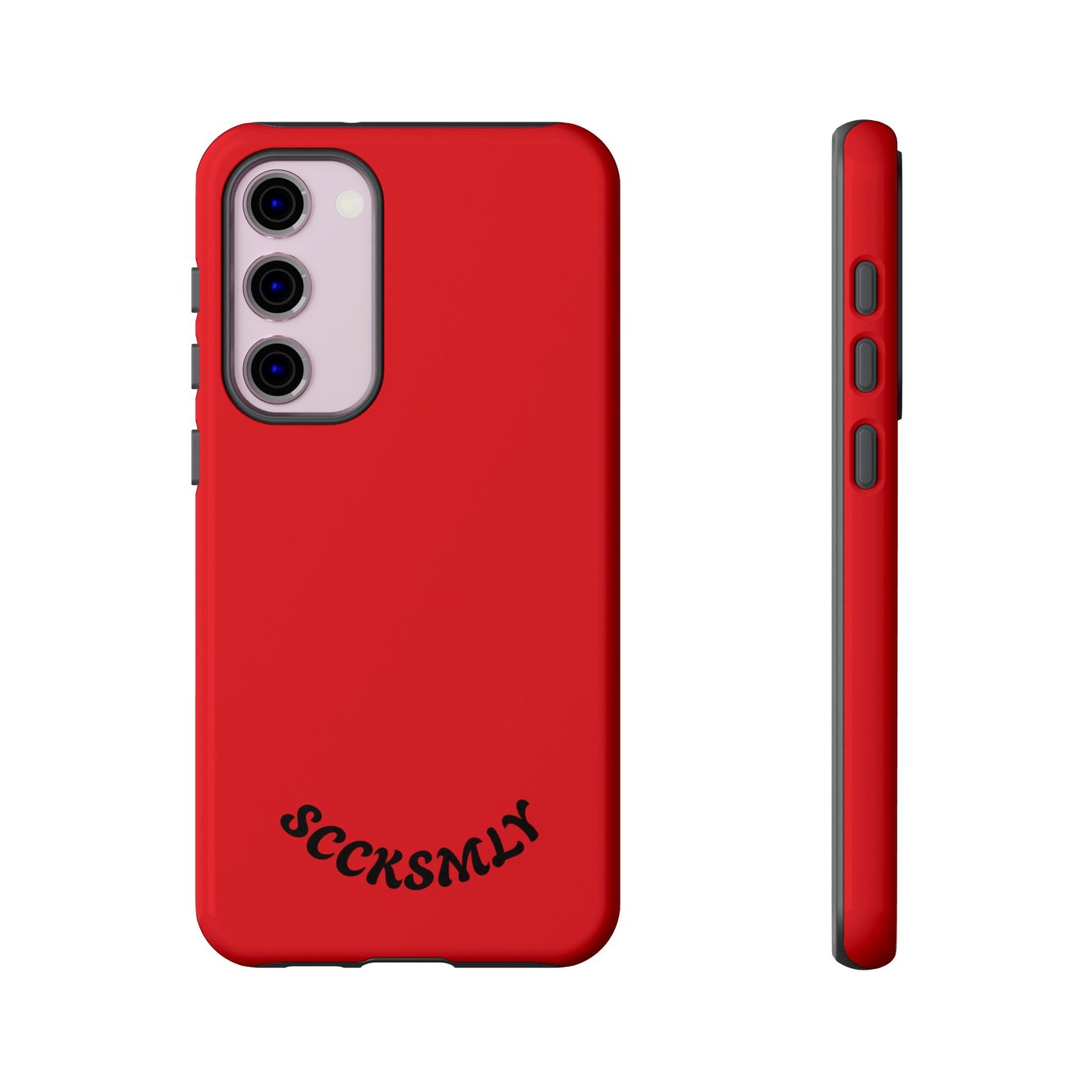 SOLID Screaming Red Tough Case for Samsung