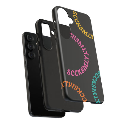 Y2K Wavy Script Tough Case for Samsung
