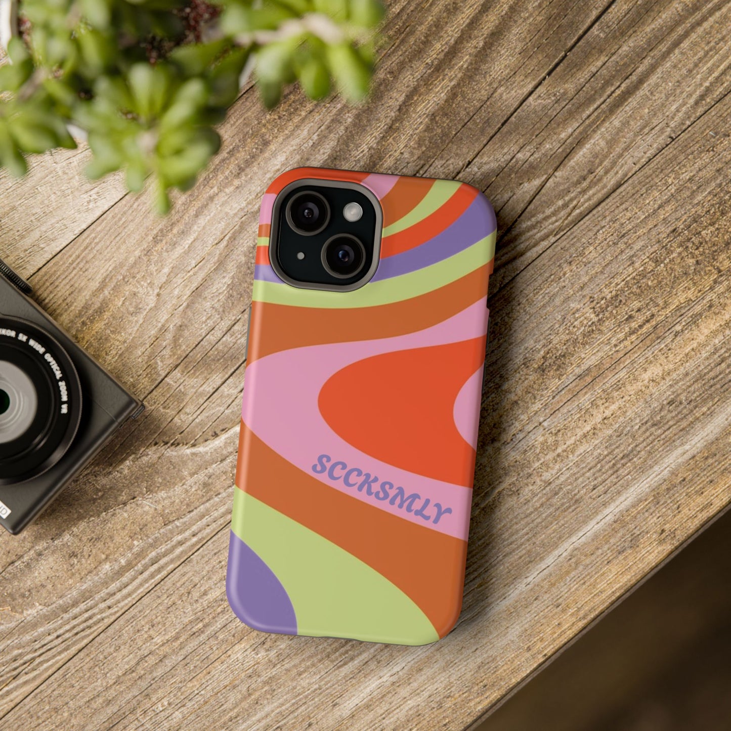 Curvy Swirl Phone Case for Apple