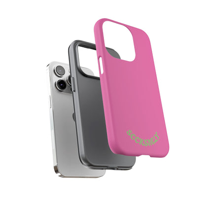 SOLID Sweet Static Pink Tough Case for Apple