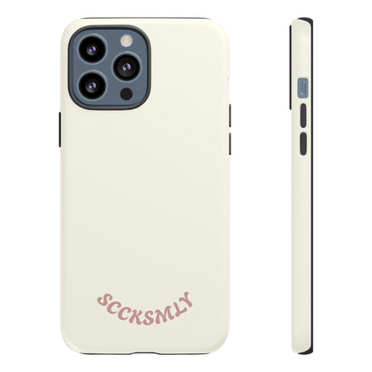 Sweet Oat Milk Tough Phone Case for Apple
