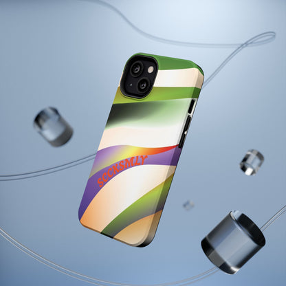 Green Waves Phone Case for Apple