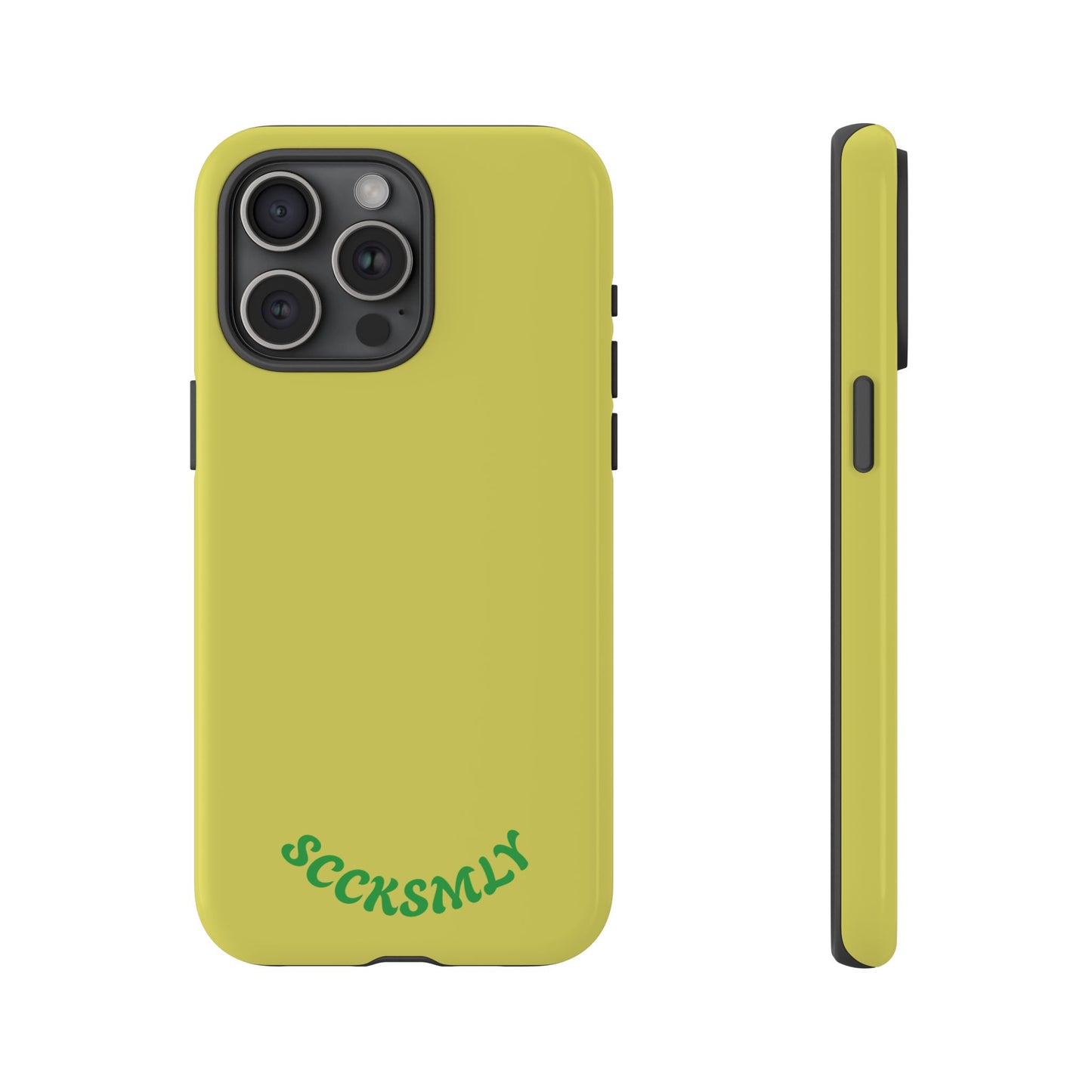 SOLID Lemon Pop Tough Case for Apple