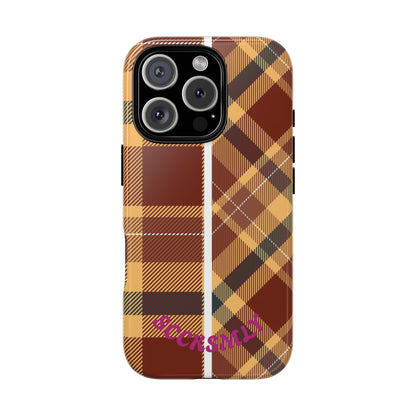 Autumn Plaid Phone Case for Apple
