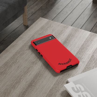 SOLID Screaming Red Tough Casee for Google Pixel