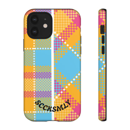 Pattern Punch Phone Case for Apple