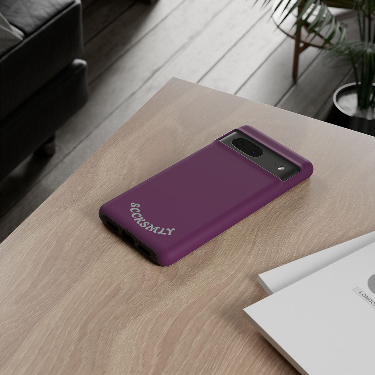 SOLID Amethyst Matte Tough Phone Case for Google Pixel