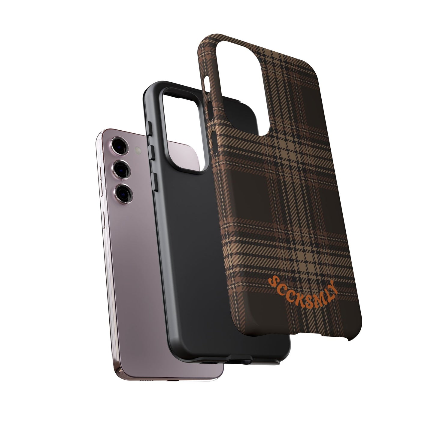 Brown Bread Plaid Tough Phone Case Samsung