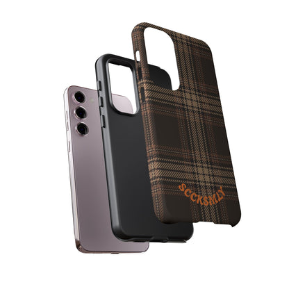 Brown Bread Plaid Tough Phone Case Samsung
