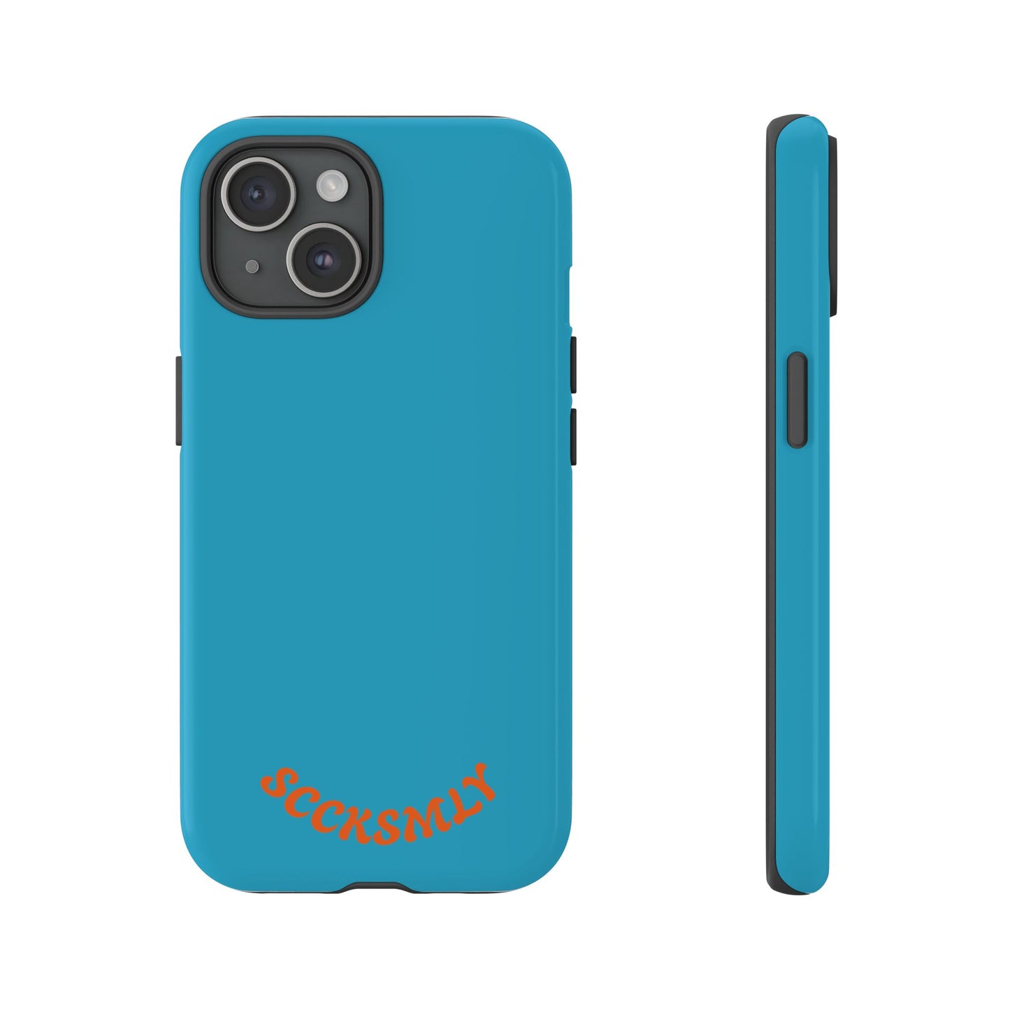 SOLID Blue Spook Tough Case for Apple