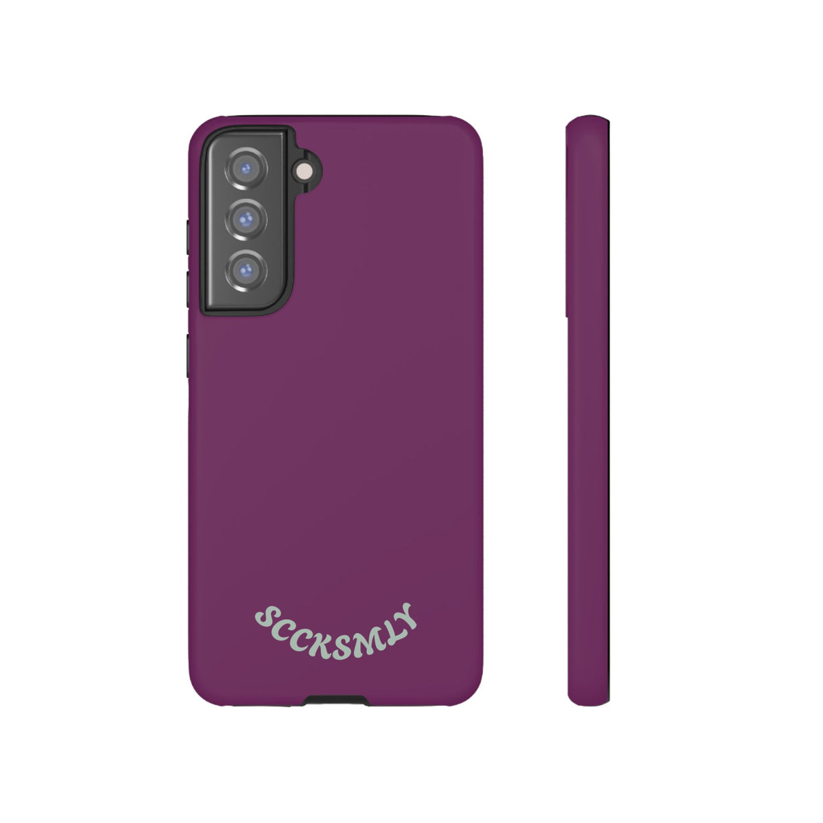 SOLID Amethyst Matte Tough Phone Case for Samsung