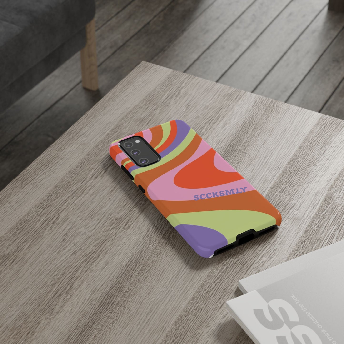 Curvy Swirl Phone Case for Samsung