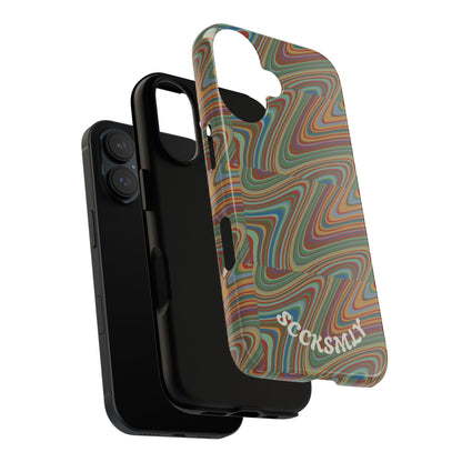 Earthly Waves Tough Phone Case for Apple