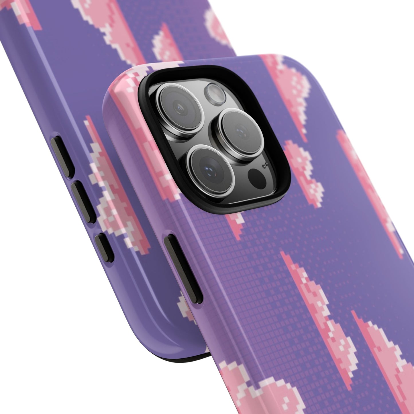 Purple Cotton Candy Sky Tough Phone Case for Apple