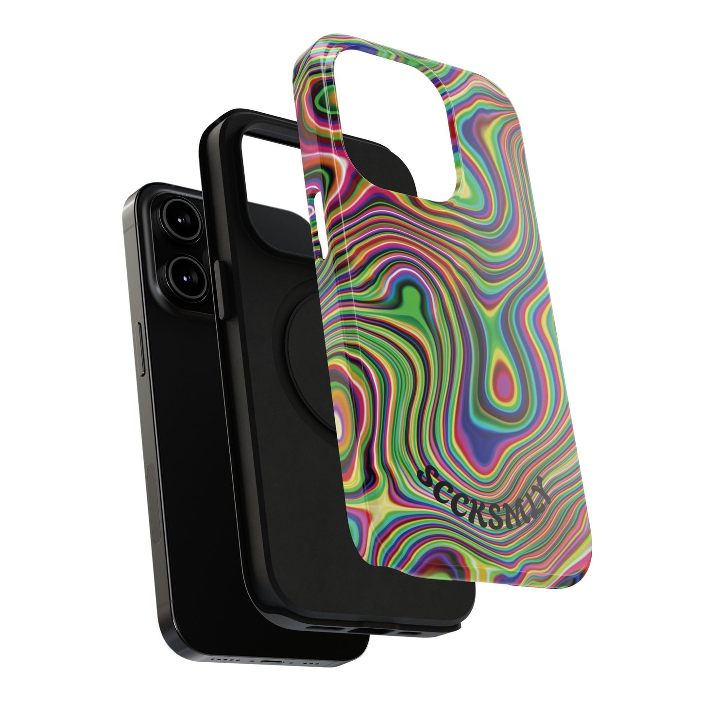Acid Swirl Phone Case for Apple