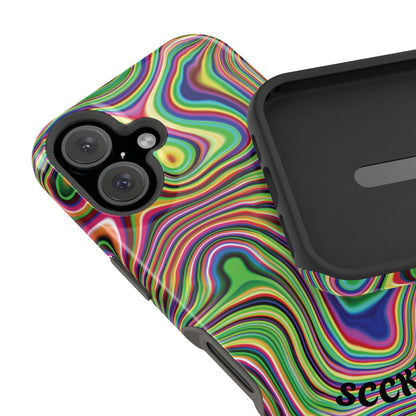 Acid Swirl Phone Case for Apple