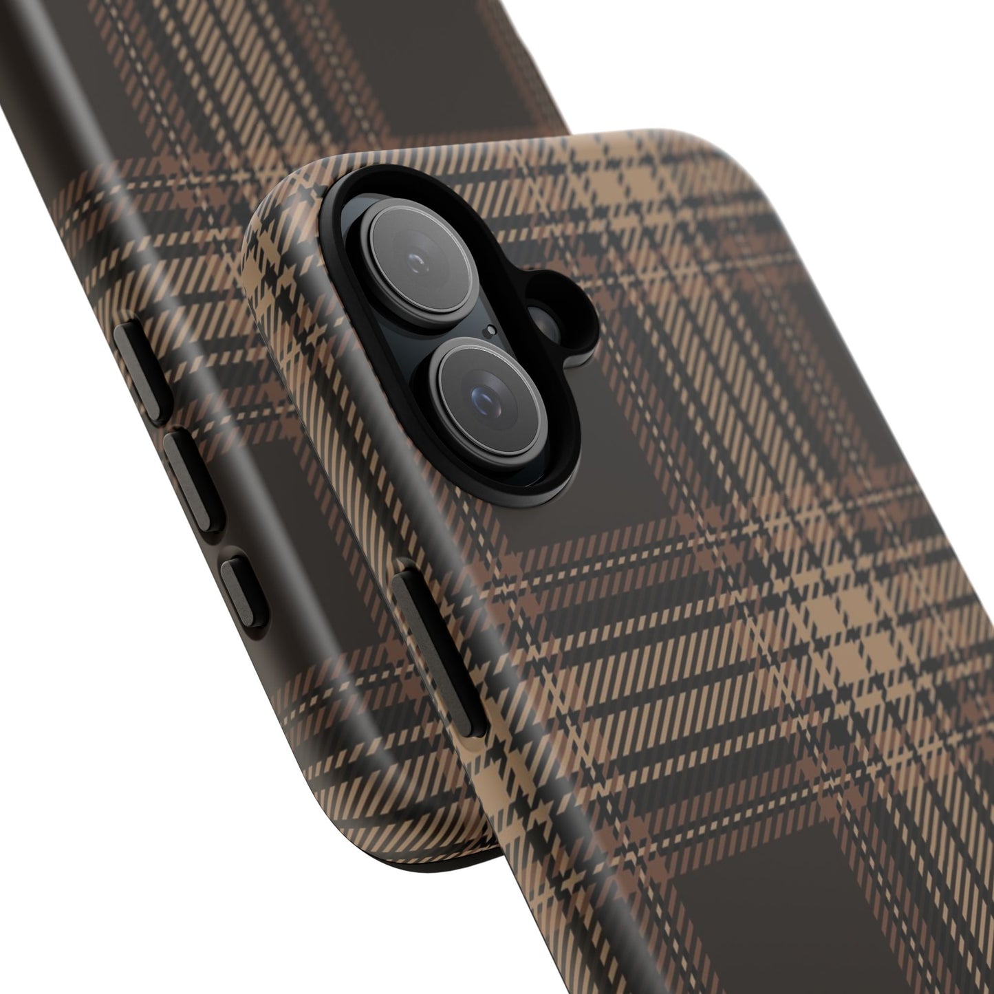 Brown Bread Plaid Tough Phone Case for Apple