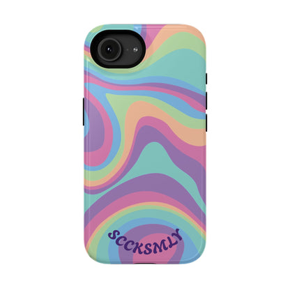 Pastel Swirl Phone Case for Apple