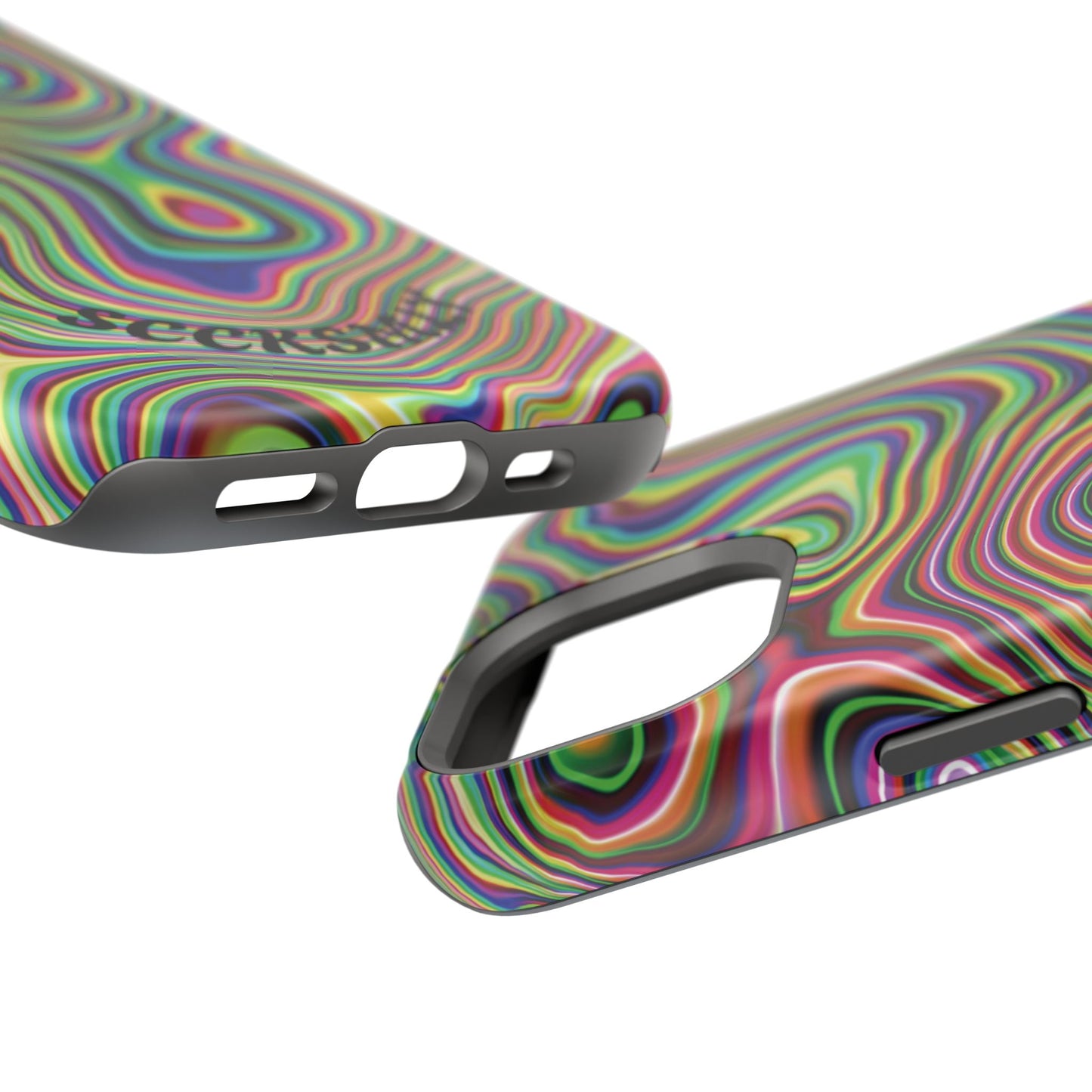 Acid Swirl Phone Case for Apple