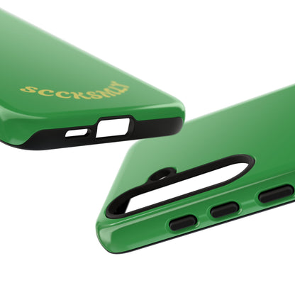 SOLID Green Grin Tough Case for Samsung