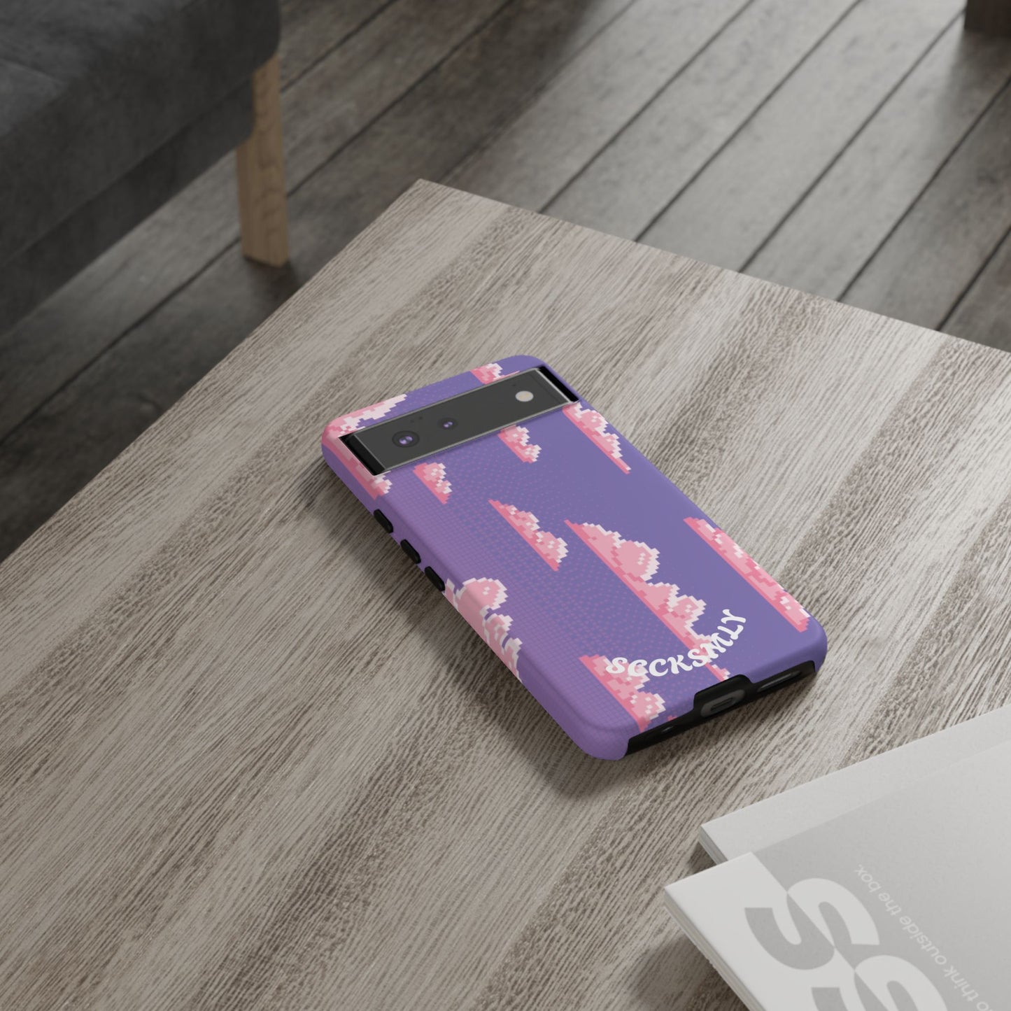 Purple Cotton Candy Sky Tough Phone Case for Google Pixel