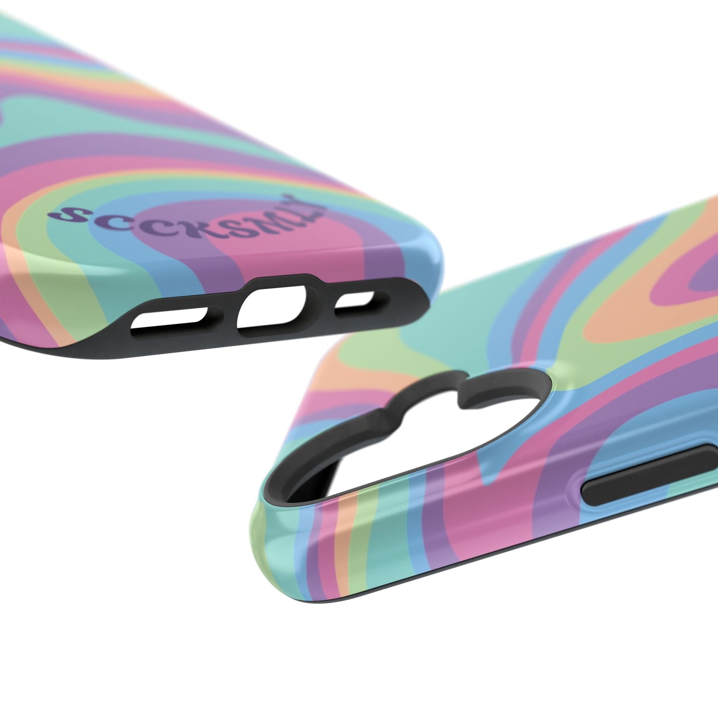 Pastel Swirl Phone Case for Apple