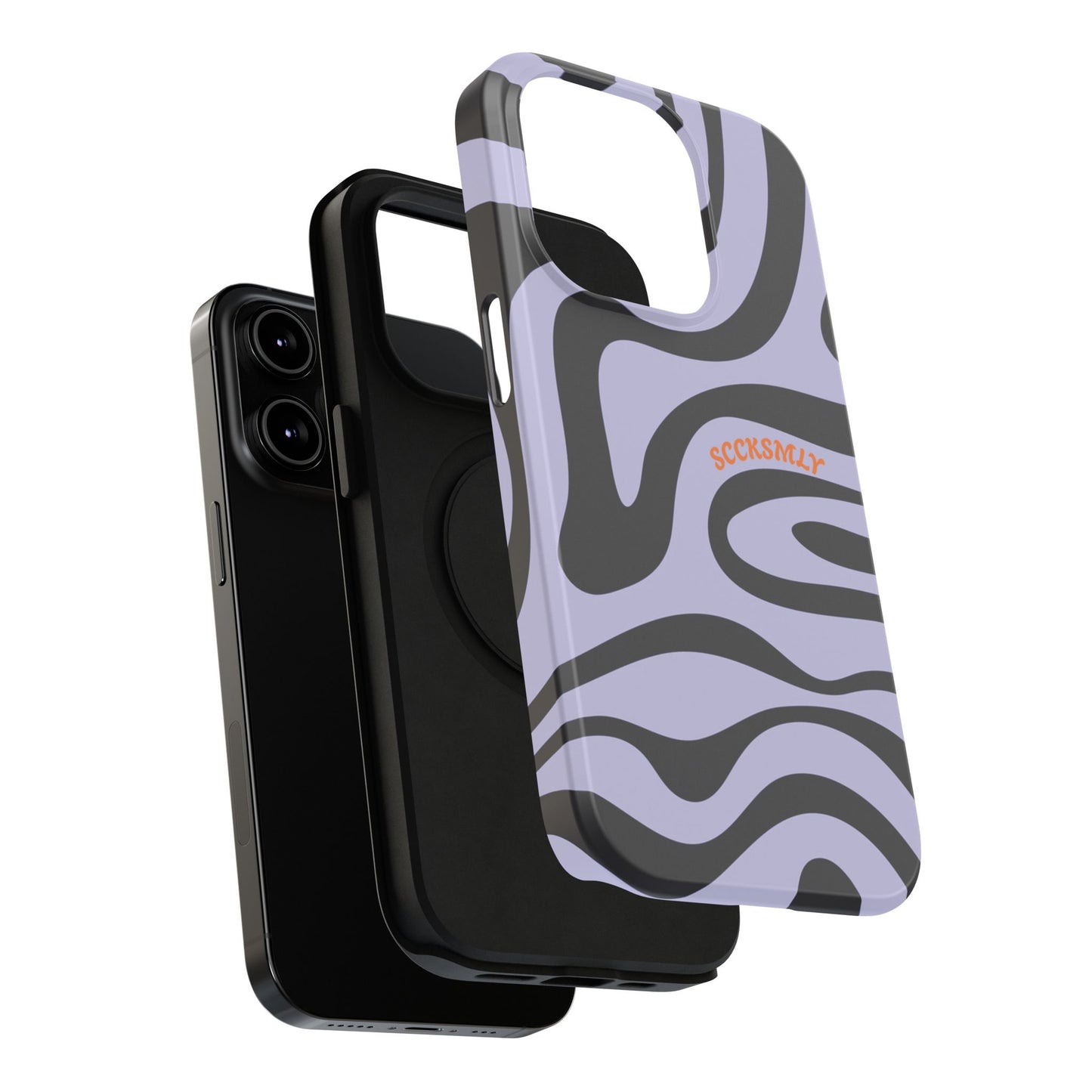 Purple Swirl Phone Case for Apple