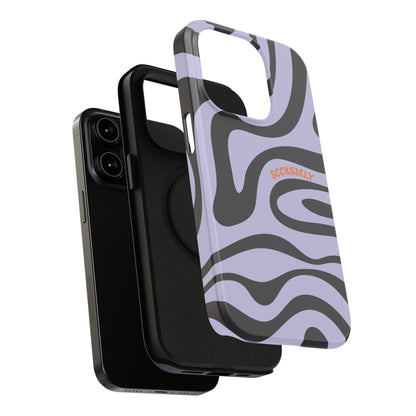 Purple Swirl Phone Case for Apple