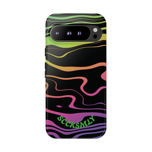Dark Rainbow Tough Case For Google Pixel