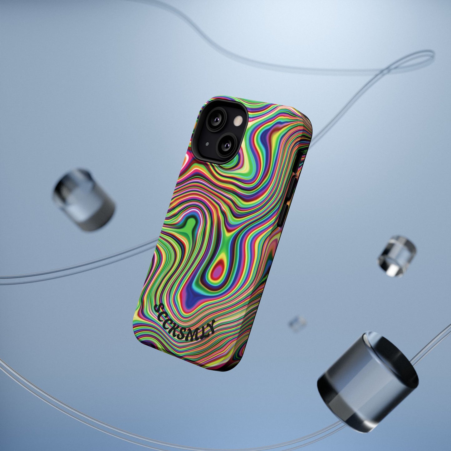 Acid Swirl Phone Case for Apple