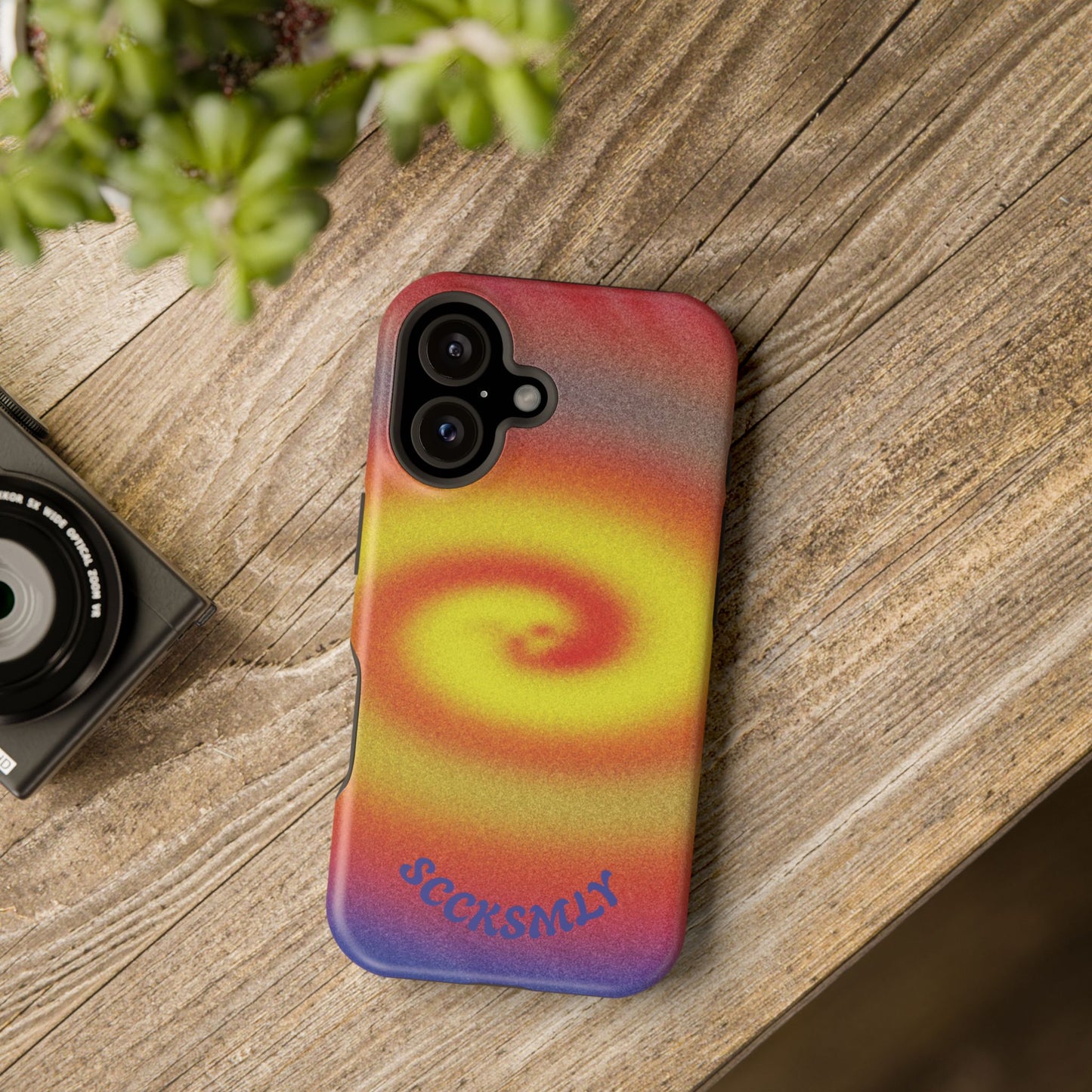 Toxic Spiral Tough Phone Case for Apple