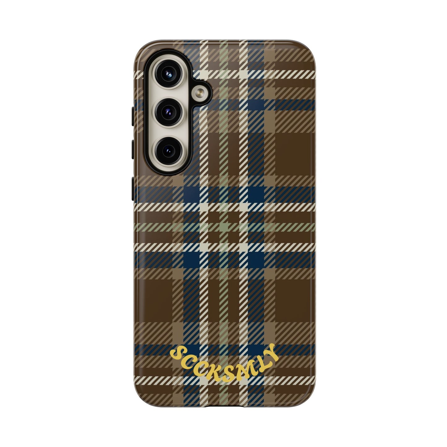 Earth and Sky Plaid Phone Case for Samsung