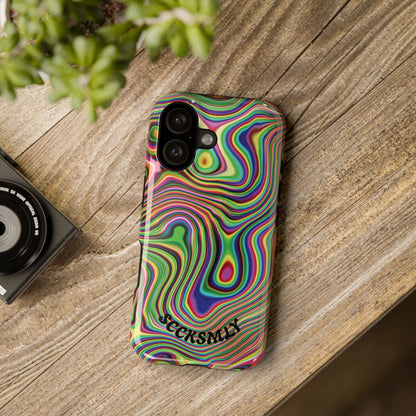 Acid Swirl Phone Case for Apple