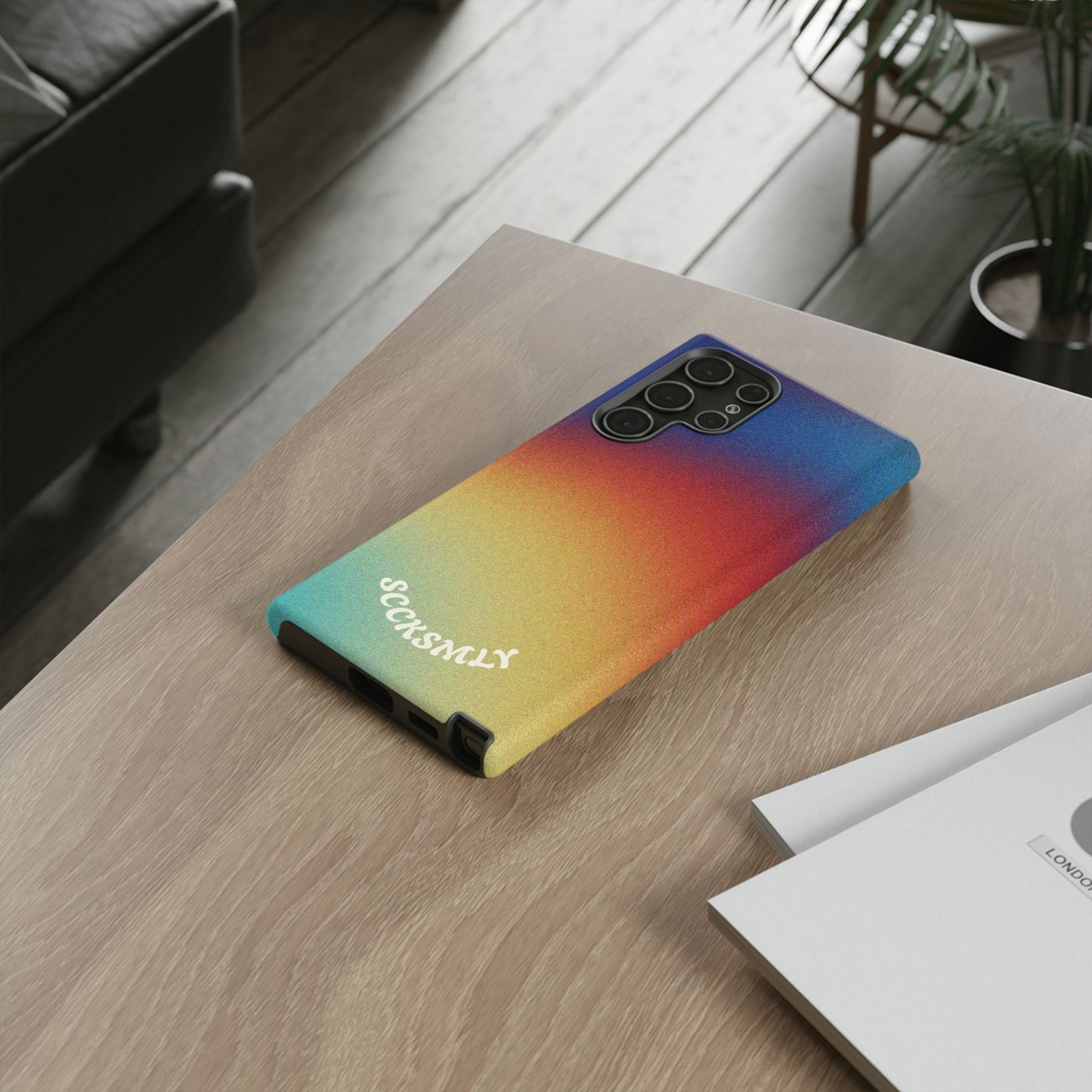 Faded Sunset Aura Tough Phone Case for Samsung