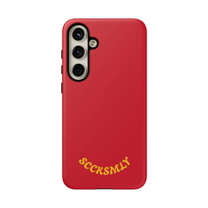 SOLID Calm Cherry Tough Case for Samsung