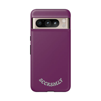SOLID Amethyst Matte Tough Phone Case for Google Pixel