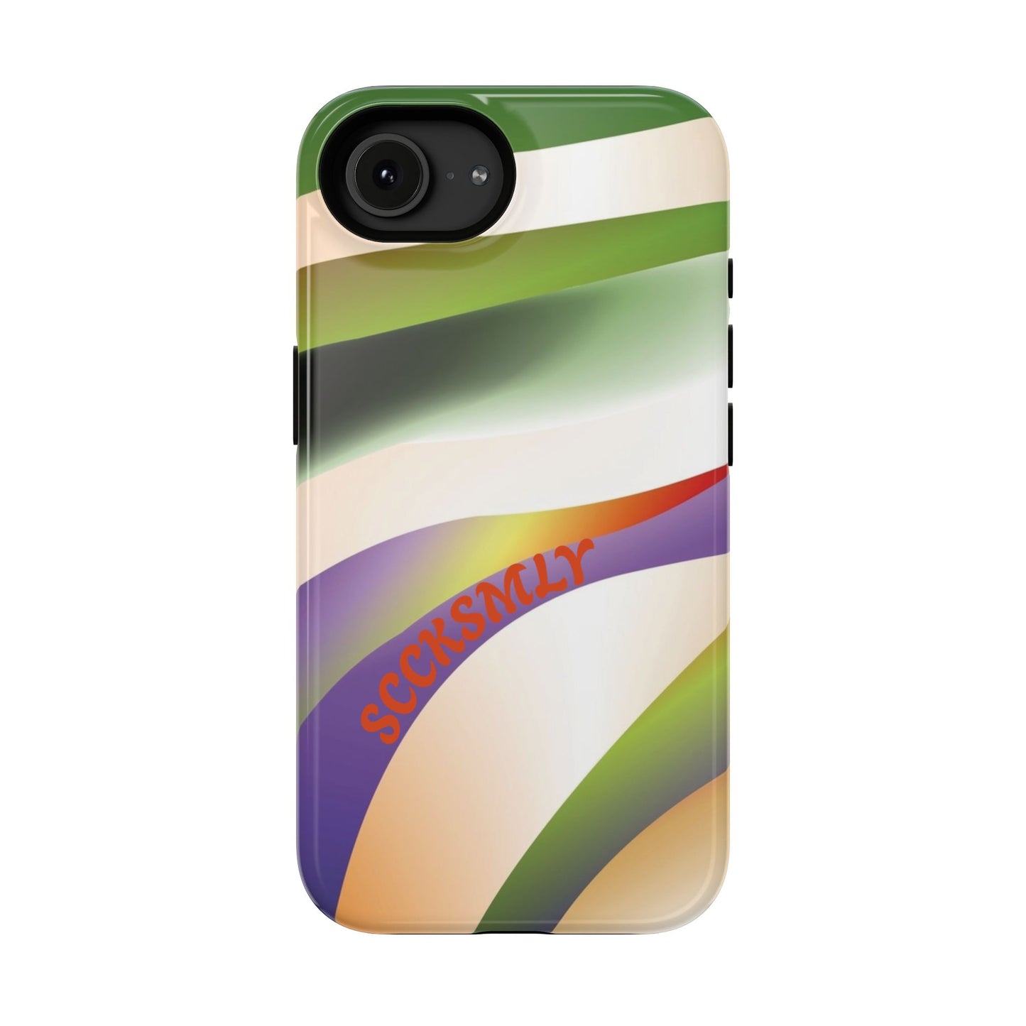 Green Waves Phone Case for Apple