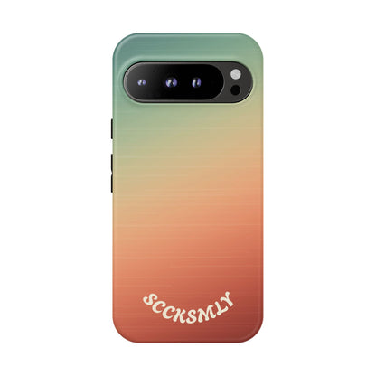 Warm Ombré Tough Phone Case for Google Pixel