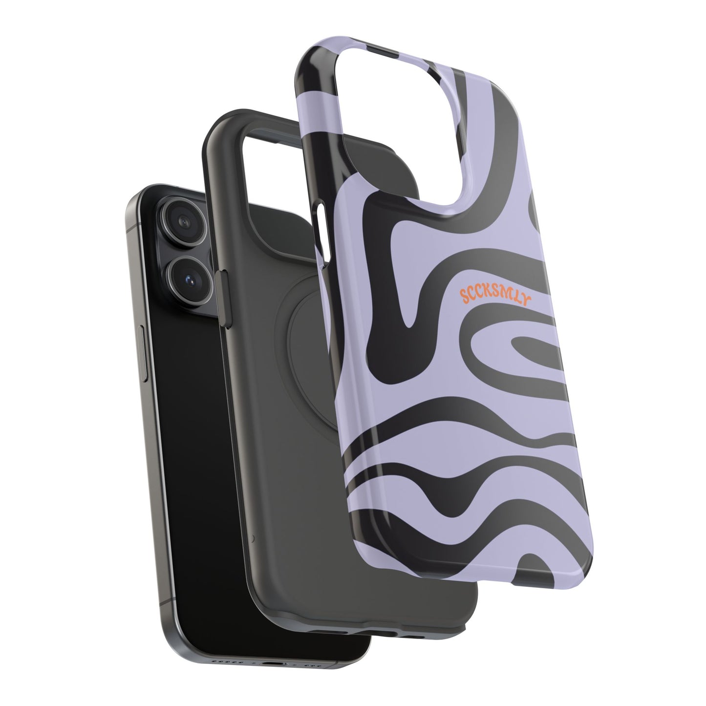 Purple Swirl Phone Case for "IOS or Apple"