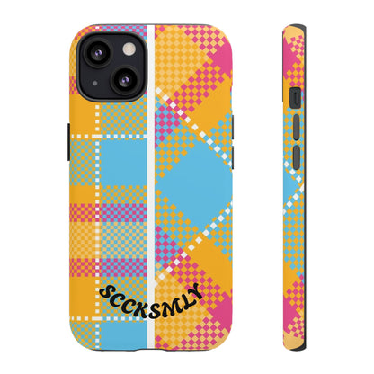 Pattern Punch Phone Case for Apple