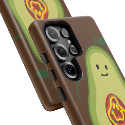 Playful Vegan Avocado Phone Case for Samsung