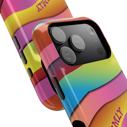 Modern Retro Rainbow Phone Case for Apple