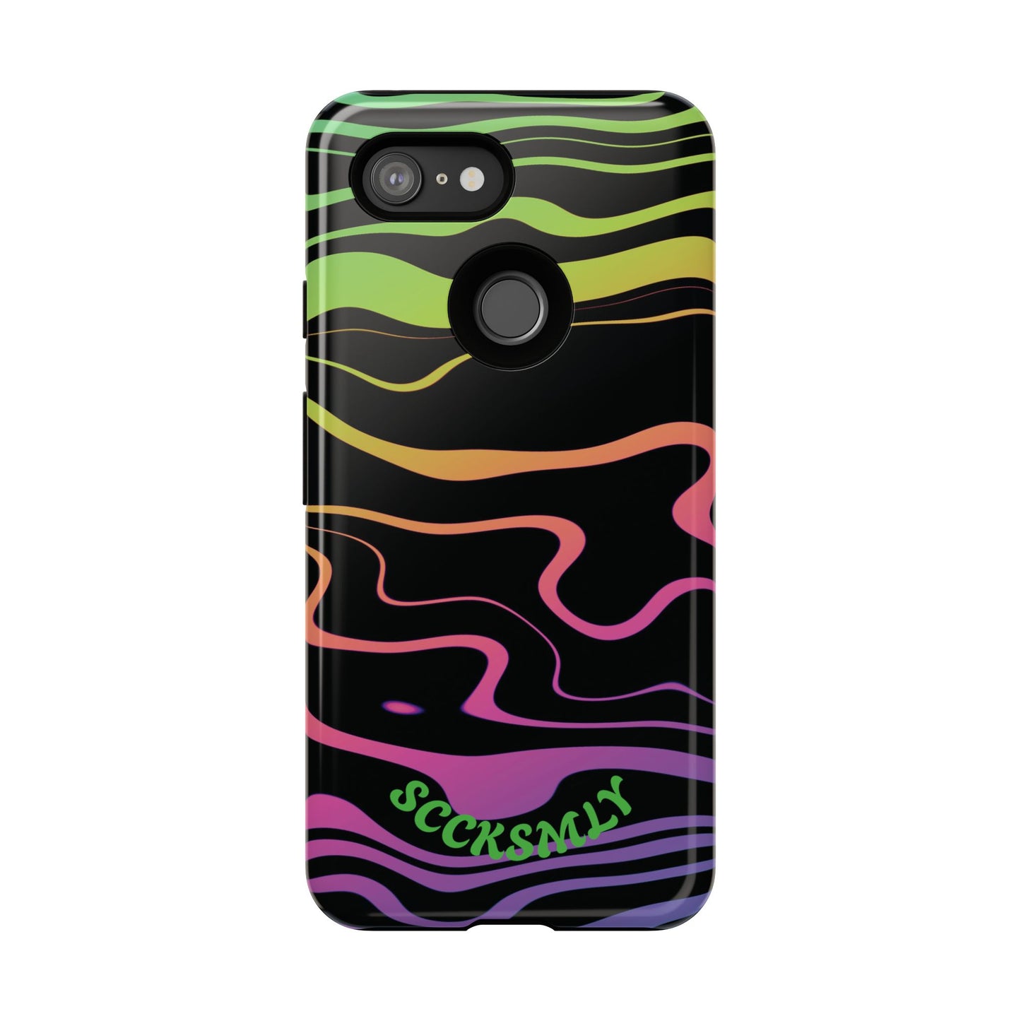 Dark Rainbow Phone Case For Google Pixel